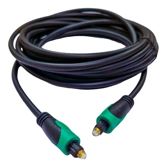 Cabo adaptador Optico Toslink do 1 Óptico Toslink macho em 1 Óptico Toslink macho Wincabos preto do 3m Foto 1
