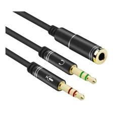 Cabo Adaptador P3 Macho P2 Femea Fone Microfone Para Ps4 Xbox One Foto mini 2