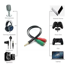 Cabo Adaptador P3 (p2 Combo) P/ Fone E Microfone Headset Foto mini 4