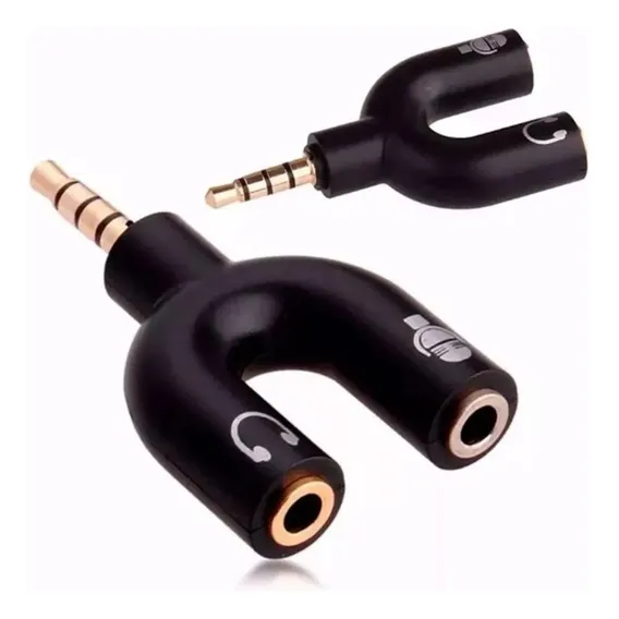 Cabo Adaptador P3 X P2 Fone Microfone Headset Xbox Ps4 Foto 1