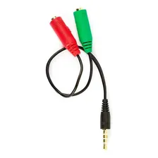 Cabo Adaptador Para Headset P3 P2 Microfone E Audio Stereo Foto mini 3