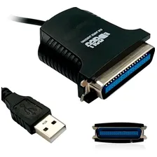 Cabo Adaptador Paralelo X Usb Para Impressora Epson Lx 300 Foto  mini 1