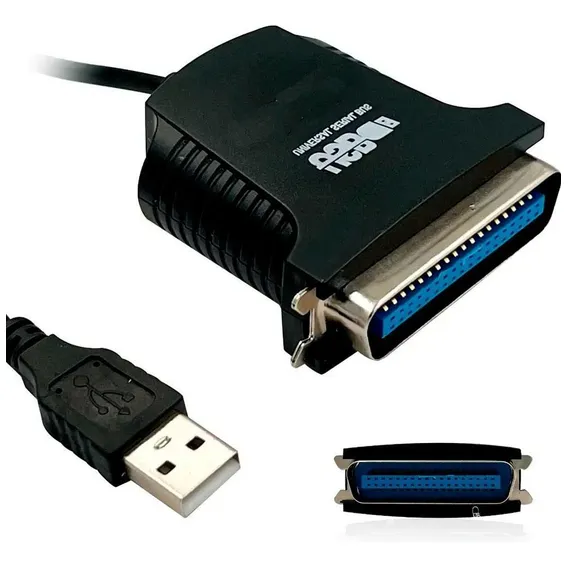 Cabo Adaptador Paralelo X Usb Para Impressora Epson Lx 300 Foto 1