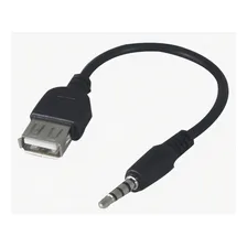 Cabo Adaptador Plug P2 X Usb Femea Pendrive Som Carro 15cm Foto mini 4
