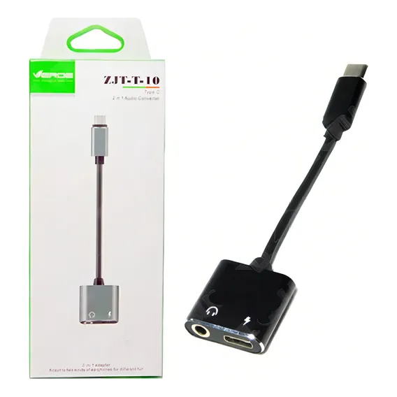 Cabo Adaptador Pra Fone Tipo C Macho Adaptador P2 Foto 1