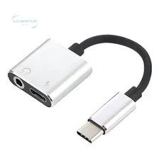 Cabo Adaptador Pra Fone Tipo C Macho Adaptador P2 Foto mini 2