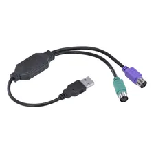 Cabo Adaptador Ps2 Femea X Usb Macho Vinik Mouse Teclado Ps2 Foto mini 2