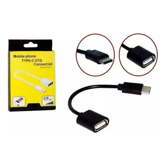 Cabo Adaptador Type-c Otg Usb Fêmea Otg Foto 1