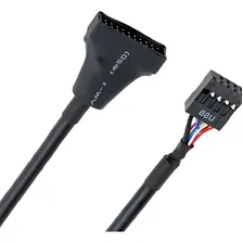 Cabo Adaptador Usb 2.0 P/ 3.0 Conversor 9 20 Pinos Gabinete Foto mini 1