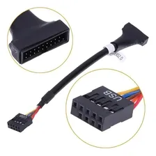 Cabo Adaptador Usb 2.0 P/ 3.0 Conversor 9 20 Pinos Gabinete Foto mini 4