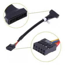 Cabo Adaptador Usb 3.0 19 Pinos M Para Usb 2.0 De 9 Pinos F Foto mini 1