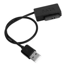 Cabo Adaptador Usb Para Cd / Dvd Gravador Notebook Sata Foto mini 1