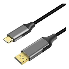 Cabo Adaptador Usb Tipo C X Displayport Macho 8k 60hz 1,8m Foto  mini 1