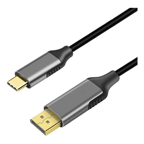 Cabo Adaptador Usb Tipo C X Displayport Macho 8k 60hz 1,8m Foto 1
