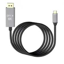 Cabo Adaptador Usb Tipo C X Displayport Macho 8k 60hz 1,8m Foto mini 4