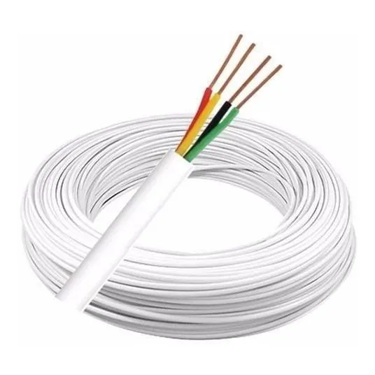 Cabo Alarme 4 Vias 0,50mm Interfone & Alarme 100m (2x50) 2l5 Foto 1