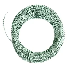 Cabo Alta Temperatura Silicone Fibra 0,75 Mm-r$ Por Metro Cobertura Branco Foto  mini 1