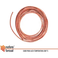 Cabo Alta Temperatura Silicone Fibra - 1,5mm 200° Metro Foto mini 1
