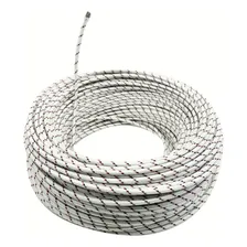 Cabo Alta Temperatura Silicone Fibra - 6mm 400°c 35 Metro Foto  mini 1