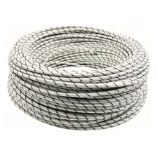 Cabo Alta Temperatura Silicone Fibra - 6mm 400°c 35 Metro Foto mini  2