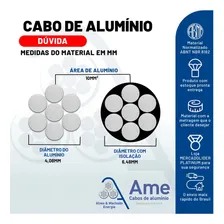 Cabo AlumÃnio Triplex 10mm Neutro Isolado Com 100 Metros Foto mini 3