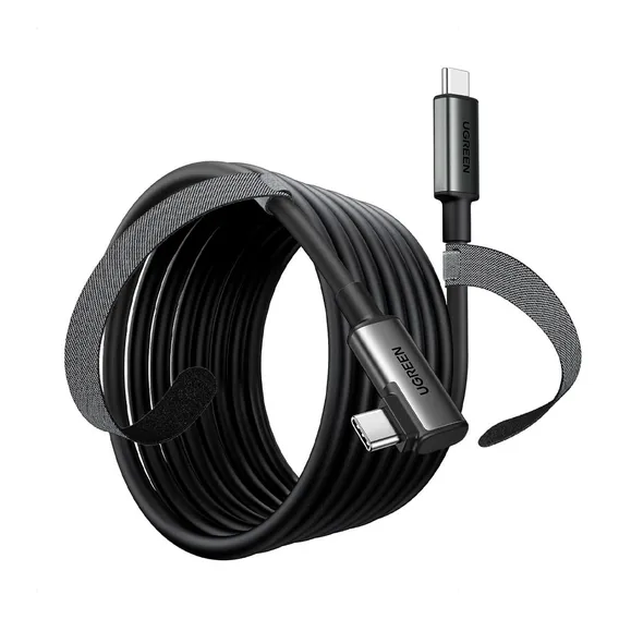 Cabo Angular Ugreen Usb C Cabo Link Headset 5metro Preto Foto 1