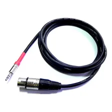 Cabo Áudio Blindado Microfone Xlr Fêmea P2 Estéreo 4 Metros Foto mini  2
