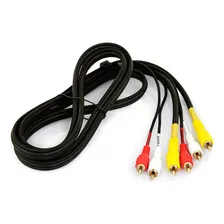 Cabo Ăudio E VĂdeo Coaxial 3 Metros Foto mini 1