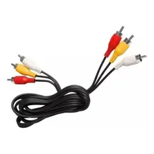 Cabo Audio E Video Rca Smart Tv Video Game Tv Cabo 3x3 25cm Foto mini  3