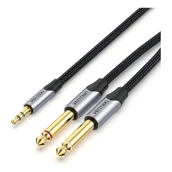 Cabo Audio Estéreo P2 Para 2 P10 Mono 1m Vention Barhf Foto 1