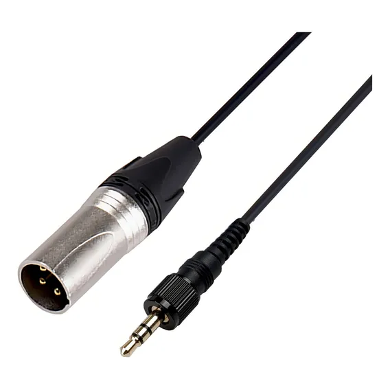 Cabo Audio Mic 3.5mm Trs P/ 3pin Xlr P/ Sony Uwp V1 D11 D21 Foto 1