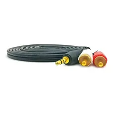 Cabo Ăudio P2 Rca VĂdeo Tv Lcd Tubo Dvd 3 Metros - Unidade Foto mini 3
