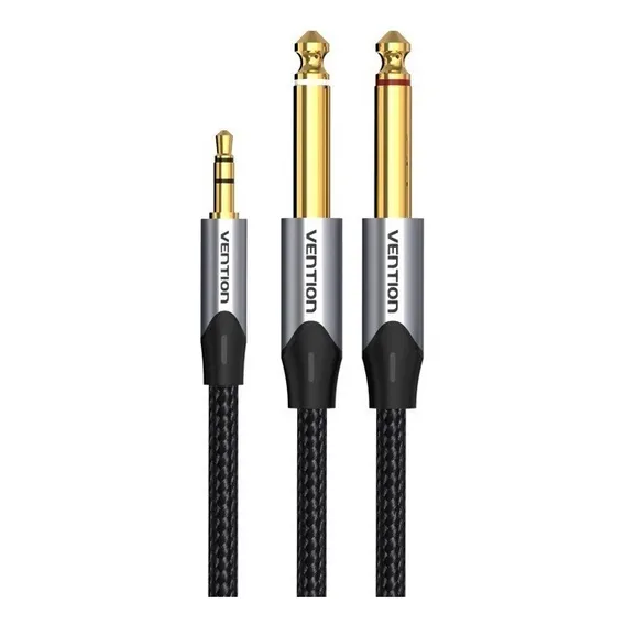 Cabo Audio Profissional P2 Estereo Para P10 Mono 2m Vention Foto 1