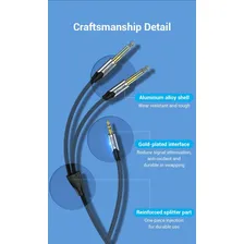 Cabo Audio Profissional P2 Estereo Para P10 Mono 2m Vention Foto mini 3