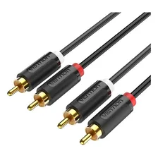 Cabo Audio Som 2rca Macho X 2rca Macho Blindado 3m Vention Foto mini 2