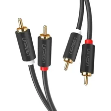 Cabo Audio Som Rca Macho Macho Blindado 1,5m Ugreen Foto mini  2