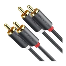 Cabo Audio Som Rca Macho Macho Blindado 1,5m Ugreen Foto  mini 1