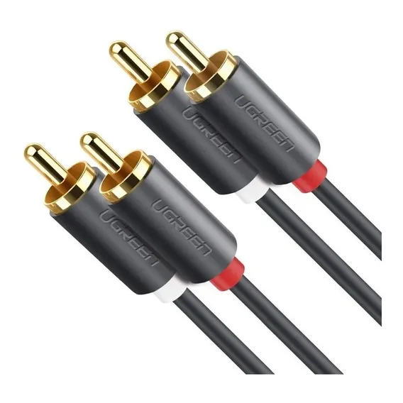 Cabo Audio Som Rca Macho Macho Blindado 1,5m Ugreen Foto 1