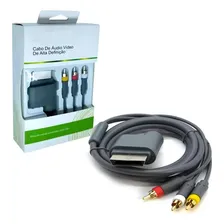 Cabo Audio Video Compativel Xbox 360 Slim Arcade Xbox Av Rca Foto mini 3