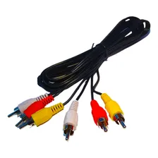 Cabo Audio/video Macho Rca, Av 1,5m Video Tv Lcd Led Dvd Sky Foto mini 2
