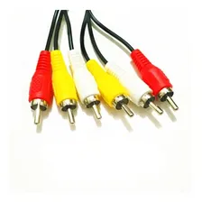 Cabo Audio/video Av, Rca 1,5m Macho Video Dvd Tv Lcd Led Foto mini 1