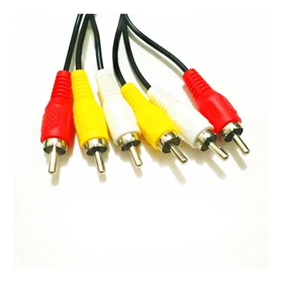 Cabo Audio/video Av, Rca 1,5m Macho Video Dvd Tv Lcd Led Foto 1