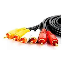Cabo Audio/video Av Rca 1,5m Macho Video Tv Lcd Led Dvd Sky Foto mini 3
