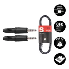 Cabo Auxiliar Audio P2xp2 Alta Qualidade Stagg Sac3mpsm 3m Foto mini 1