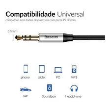 Cabo Auxiliar P2 Reforçado Yiven 1,50m Baseus Foto mini 4