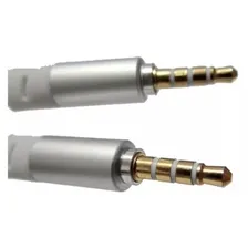 Cabo Auxiliar P2 X P2 3.5mm Banhado Ouro iPhone Carro Galaxy Foto mini 3