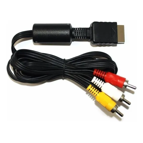 Cabo Av Audio E Video Rca Playstation Ps1 Ps2 Ps3 Foto 1