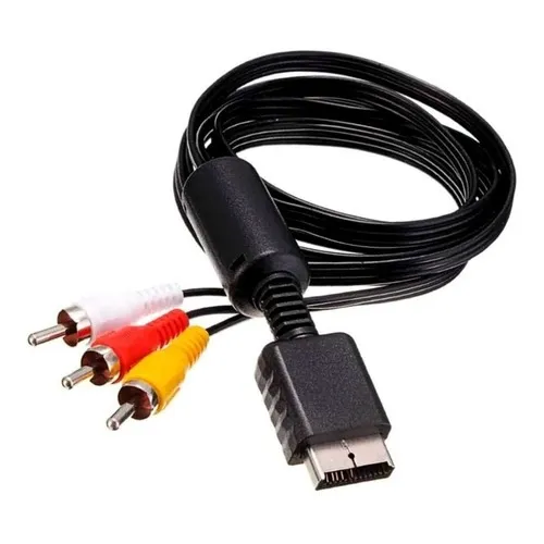 Cabo Av Audio E Video Rca Ps3 Ps2 Ps1 Playstation Foto 1