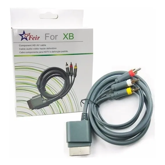 Cabo Av Rca Ăudio VĂdeo Para Xbox 360 Foto 1