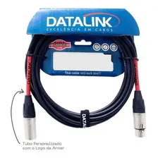 Cabo Balanceado Datalink Garage P/ Microfone Xlr Xlr 3 M Foto mini  2